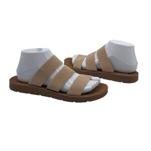 Steve Madden Pascale Fabric Straps Slide Sandals Size 8 Women's